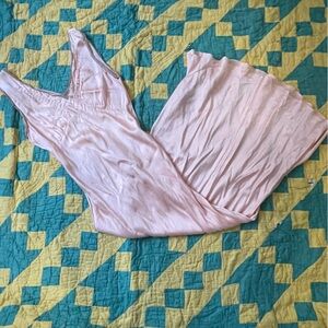 1930s Silk Blush Pink Women's Slip